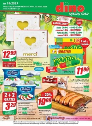 Gazetka Dino: Gazetka Dino od 30 kwietnia 2025 aktualna 2025-04-30