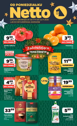 Gazetka Netto: Gazetka Netto od 17 listopada 2025 aktualna - Dyskontowe ASY 2025-11-17