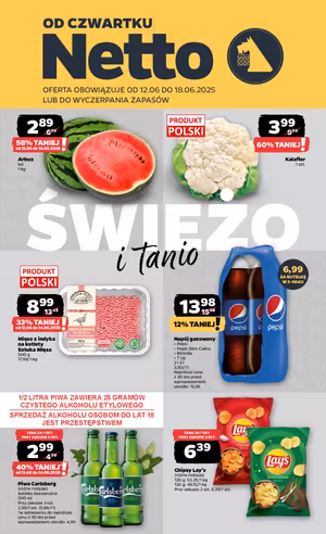Gazetka Netto: Gazetka Netto od 12 czerwca 2025 aktualna - Dyskontowe ASY 2025-06-12