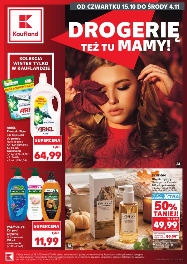  Kaufland gazetka promocyjna od 15 października 2026 aktualna - Promocje na kosmetyki