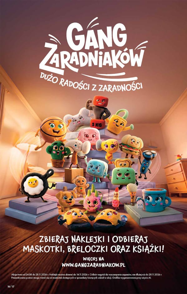  Biedronka gazetka promocyjna od 24 sierpnia 2026 aktualna - tańsze zakupy Gang Zaradniaków 