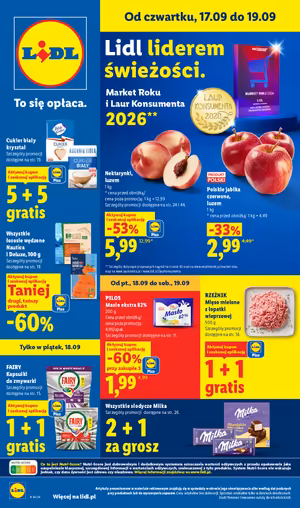 Gazetka Lidl: Lidl gazetka promocyjna od 17 września 2026 aktualna - promocje na weekend 2026-09-17
