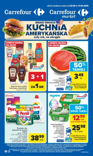 Gazetka Carrefour: Gazetka Carrefour od 26 maja 2025 aktualna 2025-05-26