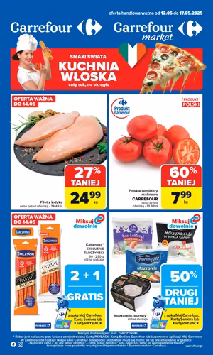 Gazetka Carrefour: Gazetka Carrefour od 12 kwietnia aktualna 2025-05-12