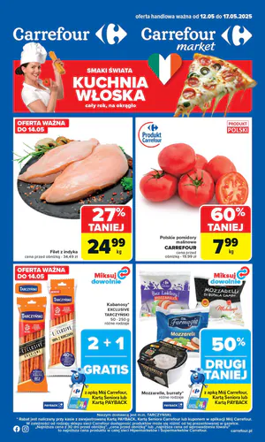 Gazetka Carrefour: Gazetka Carrefour od 12 kwietnia aktualna 2025-05-12