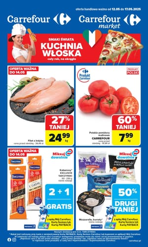 Gazetka Carrefour: Gazetka Carrefour od 12 kwietnia aktualna 2025-05-12