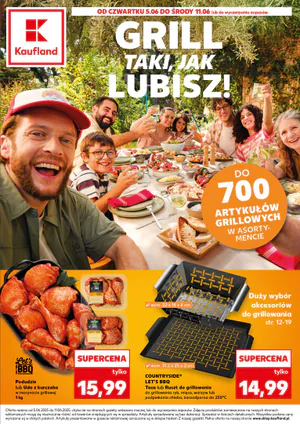 Gazetka Kaufland: Gazetka Kaufland od 5 czerwca 2025 aktualna - Grill - 04.06.2025