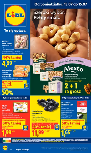 Gazetka Lidl: Lidl gazetka promocyjna od 13 lipca czerwca 2026 aktualna - Artykuły spożywcze najtaniej 2026-07-13