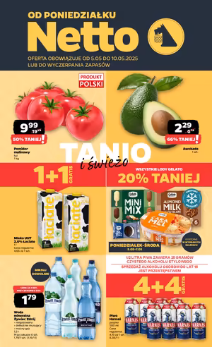 Gazetka Netto: Gazetka Netto od 5 maja 2025 aktualna - Dyskontowe ASY 2025-05-05