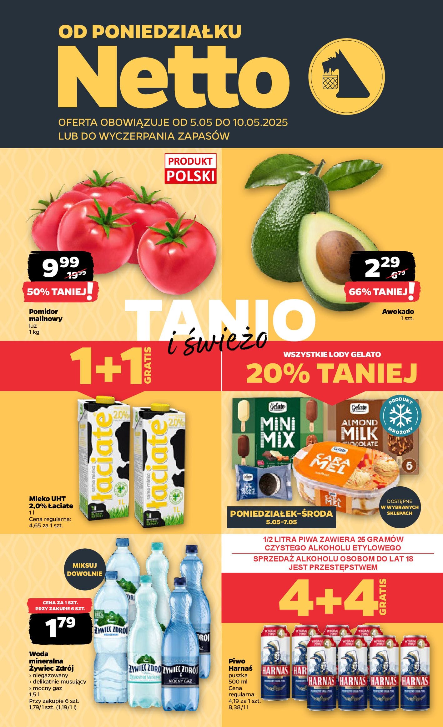 Gazetka Netto: Gazetka Netto od 5 maja 2025 aktualna - Dyskontowe ASY 2025-05-05
