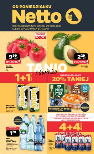 Gazetka Netto: Gazetka Netto od 5 maja 2025 aktualna - Dyskontowe ASY 2025-05-05