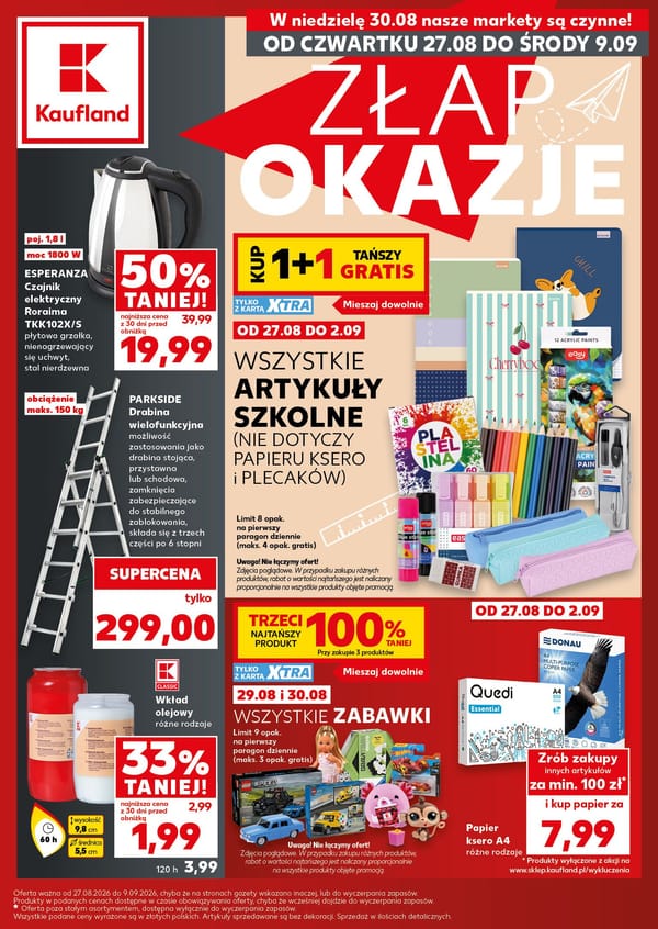  Kaufland gazetka promocyjna od 27 sierpnia 2026 aktualna - MEGA okazje