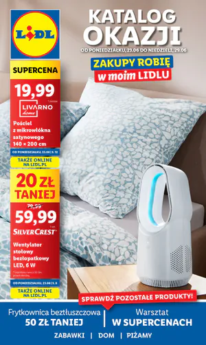 Gazetka Lidl: Gazetka Lidl od 23 czerwca 2025 aktualna - Katalog okazji - 22.06.2025