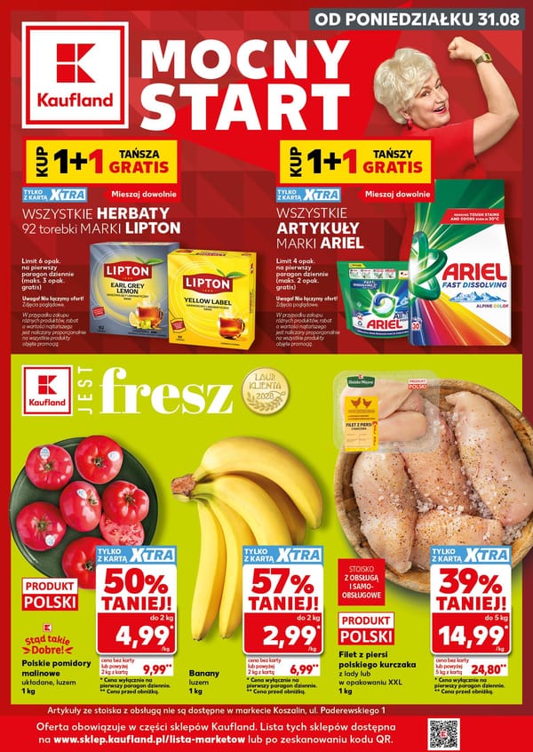  Kaufland gazetka promocyjna od 31 sierpnia 2026 aktualna - promocje tygodnia