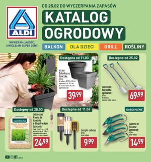 Gazetka Aldi: Gazetka Aldi od 25 lutego 2026 - Katalog Ogrodowy 2026-02-25