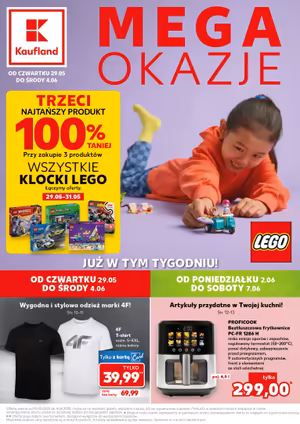 Gazetka Kaufland: Gazetka Kaufland od 29 maja 2025 aktualna - Mega okazje - 28.05.2025