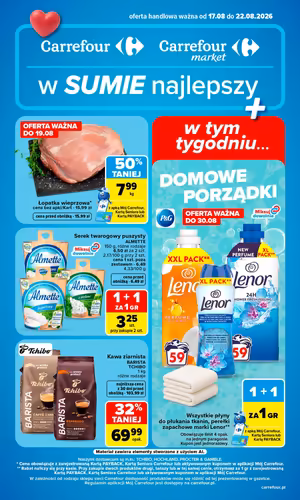Gazetka Carrefour: Carrefour gazetka promocyjna od 17 sierpnia 2026 aktualna - tanie zakupy spożywcze 2026-08-17