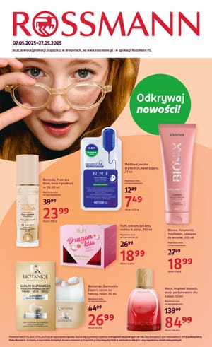 Gazetka Rossmann: Gazetka Rossmann od 7 maja 2025 aktualna 2025-05-07