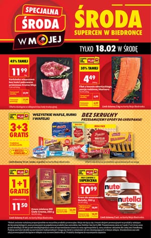  Gazetka Biedronka 18 lutego 2026 aktualna - ŚRODA