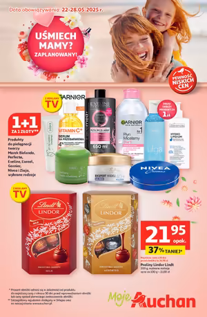 Gazetka Auchan: Gazetka Moje Auchan od 22 maja 2025 aktualna - Dzień Mamy - 21.05.2025