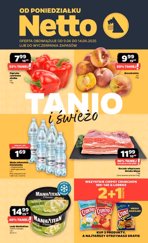 Gazetka Netto: Gazetka Netto od 9 czerwca 2025 aktualna - Dyskontowe ASY 2025-06-09