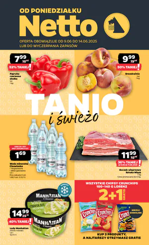 Gazetka Netto: Gazetka Netto od 9 czerwca 2025 aktualna - Dyskontowe ASY 2025-06-09
