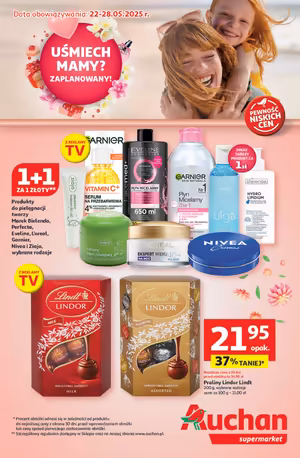 Gazetka Auchan: Gazetka Auchan supermarket od 22 maja 2025 aktualna - 21.05.2025
