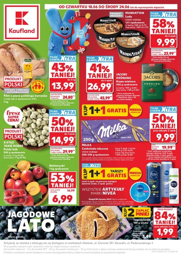  Kaufland gazetka promocyjna od 18 czerwca 2026 aktualna- tanie zakupy spożywcze