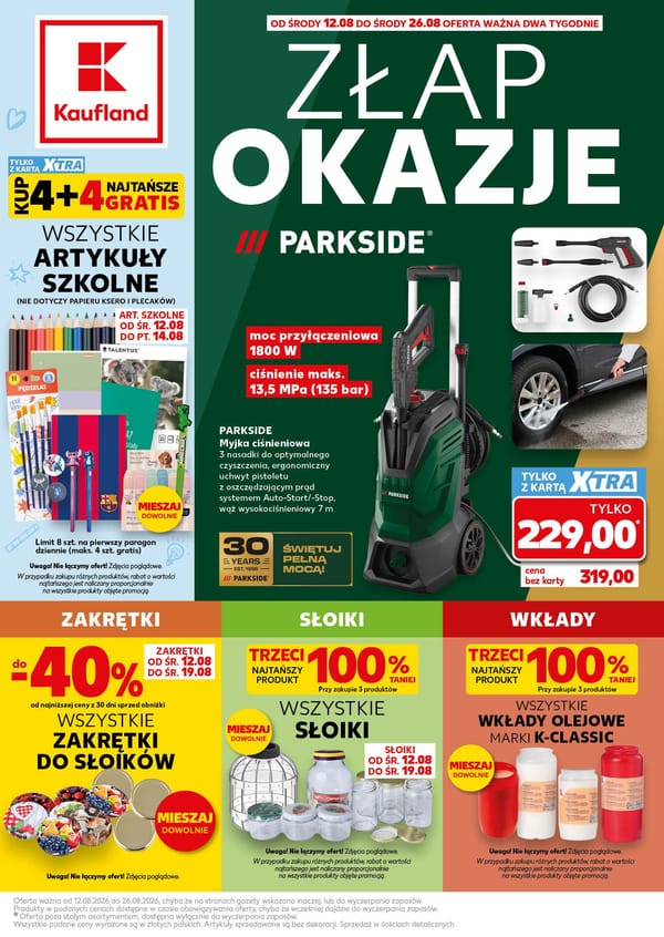  Kaufland gazetka promocyjna od 12 sierpnia 2026 aktualna - mega okazje