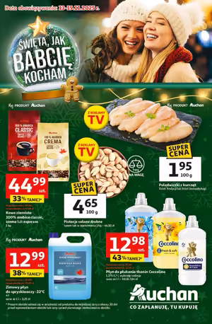 Gazetka Auchan: Gazetka Auchan hipermarket od 13 listopada 2025 aktualna 2025-11-13