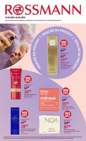 Gazetka Rossmann: Gazetka Rossmann od 15 maja 2025 aktualna - Dzień Matki 2025-05-15