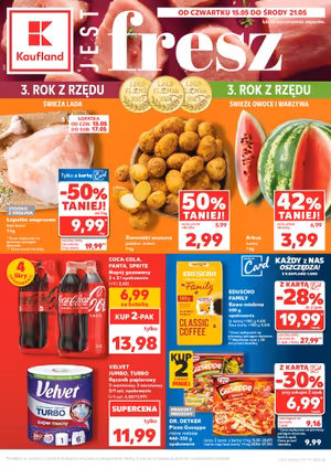 Gazetka Kaufland: Gazetka Kaufland od 15 maja 2025 aktualna - Fresz - 14.05.2025