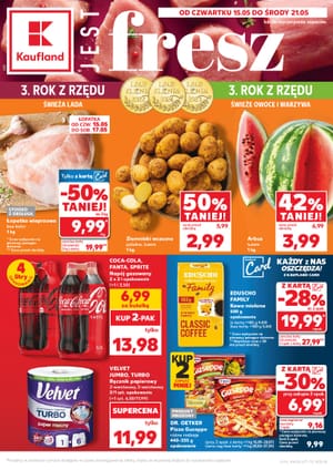 Gazetka Kaufland: Gazetka Kaufland od 15 maja 2025 aktualna - Fresz - 14.05.2025