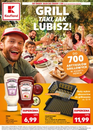 Gazetka Kaufland: Gazetka Kaufland od 30 kwietnia 2025 aktualna - Grill 2025-04-30