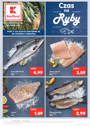 Gazetka Kaufland: Gazetka Kaufland od 27 marca 2025 aktualna - Czas na ryby - 26.03.2025