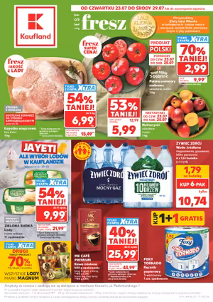 Gazetka Kaufland: Kaufland gazetka promocyjna od 23 lipca 2026 aktualna - zakupy taniej 2026-07-23