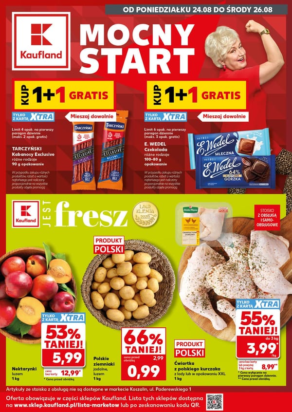  Kaufland gazetka promocyjna od 24 sierpnia 2026 aktualna - Mocny Start