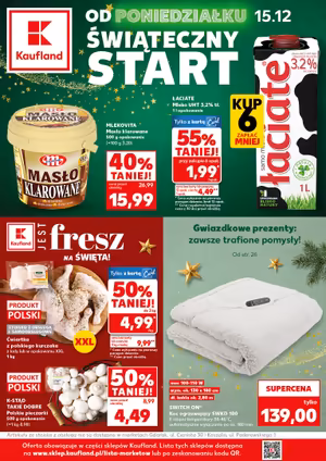 Gazetka Kaufland od 15 grudnia 2025 aktualna
