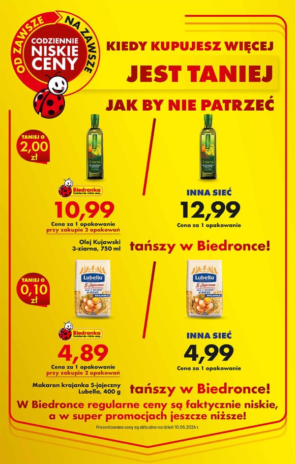  Biedronka gazetka promocyjna od 11 maja 2026 aktualna - kupuj taniej