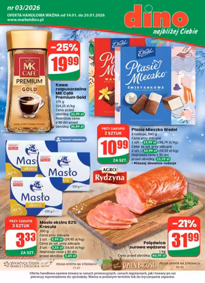 Gazetka Dino: Gazetka Dino od 14 stycznia 2026 aktualna 2026-01-14