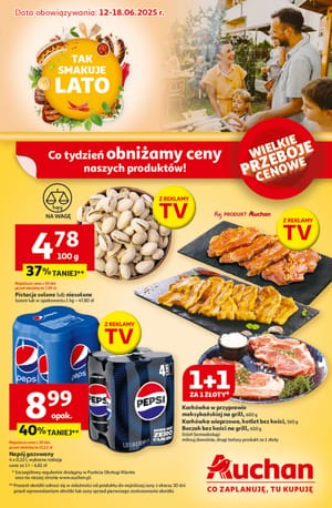 Gazetka Auchan: Gazetka Auchan od 12 czerwca 2025 aktualna - hipermarket 2025-06-12