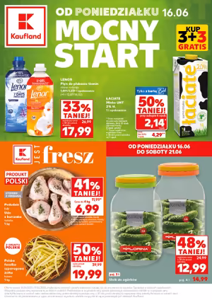 Gazetka Kaufland: Gazetka Kaufland od 16 czerwca 2025 aktualna - Mocny start 2025-06-16