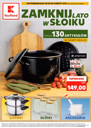 Gazetka Kaufland: Gazetka Kaufland - artykuły kuchenne od 30 czerwca 2025 aktualna - 29.06.2025