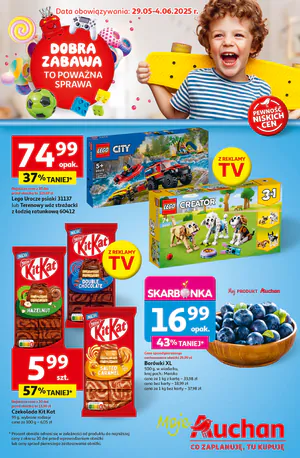 Gazetka Auchan: Gazetka Auchan od 29 maja 2025 aktualna - Moje Auchan - 28.05.2025