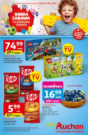Gazetka Auchan: Gazetka Auchan od 29 maja 2025 aktualna - Moje Auchan - 28.05.2025