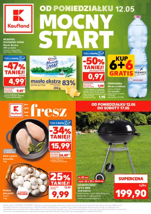 Gazetka Kaufland: Gazetka Kaufland od 12 maja 2025 aktualna - Mocny start - 11.05.2025