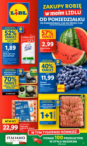 Gazetka Lidl: Gazetka Lidl od 9 czerwca 2025 aktualna - 08.06.2025