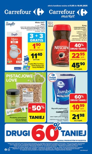 Gazetka Carrefour: Gazetka Carrefour od 5 maja 2025 aktualna - spożywcza 2025-05-05