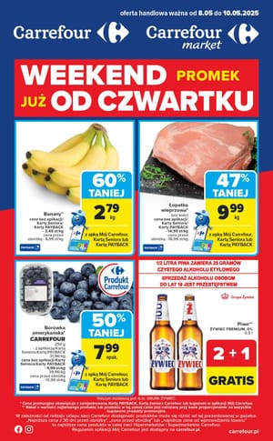 Gazetka Carrefour: Gazetka Carrefour od 8 maja 2025 aktualna 2025-05-08