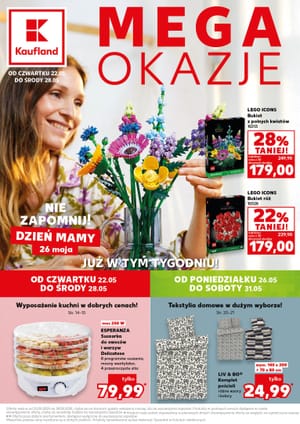 Gazetka Kaufland: Gazetka Kaufland od 22 maja 2025 aktualna - MEGA okazje - 21.05.2025